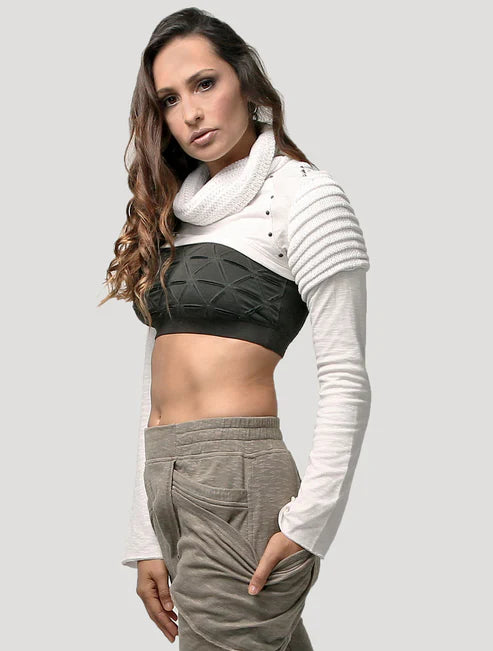 Armadillo vmix crop sweater