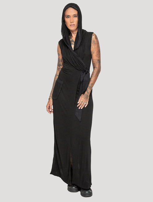 Sorcerer Hooded Maxi Dress