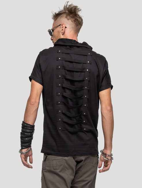 Slashed Batwing Tee