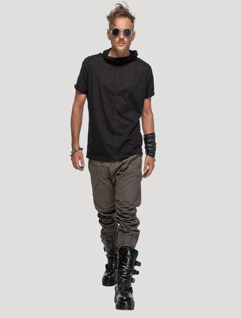 Slashed Batwing Tee