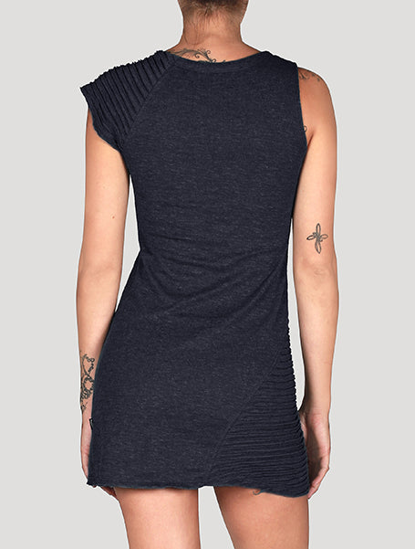 Slashed Mini Dress