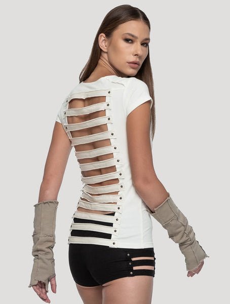 Slashed Open Back Top