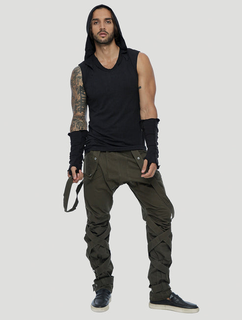 Tiger Sleeveless Hoodie
