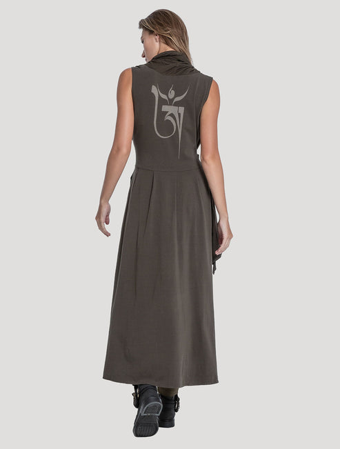 Om Hooded Long Kaftan