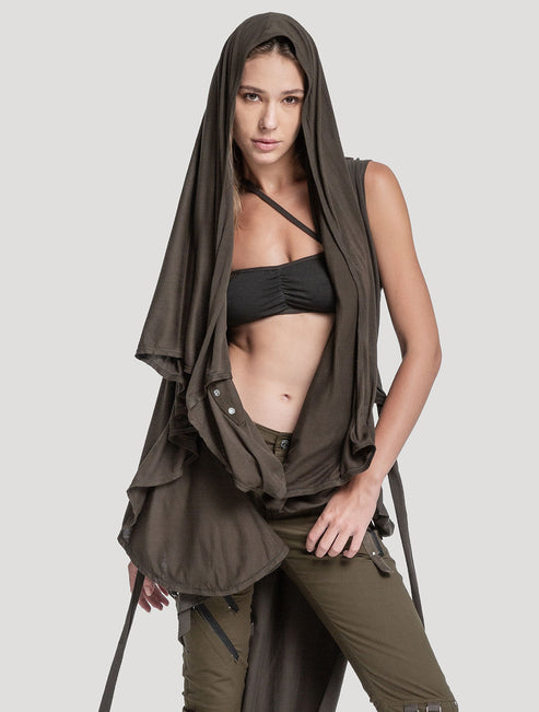 Om Hooded Long Kaftan
