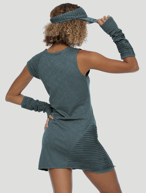 Slashed Mini Dress